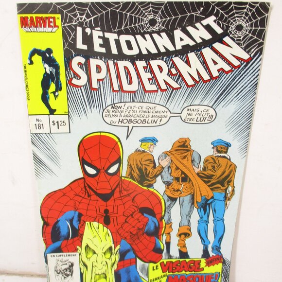 7 L'Etonnant Spider-Man 1986 by MARVEL French Canadian Comic Book no. 176 - 182 - Picture 13 of 16